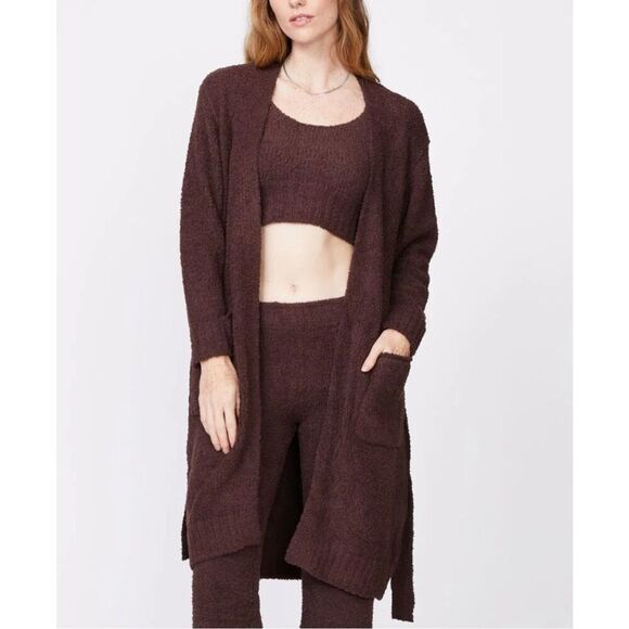 Monrow Plush Sweater Robe - Picture 1 of 11